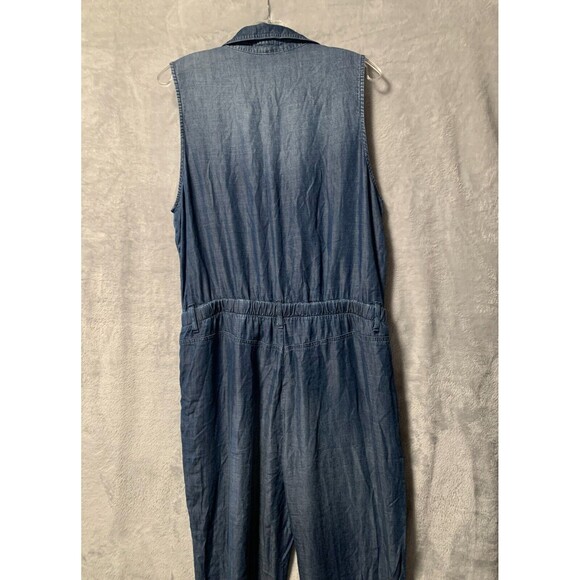 Anthropologie Blue Denim Jumpsuit - Picture 5 of 16